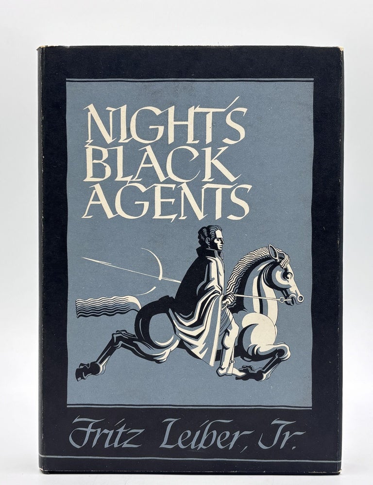 Item #1054 Night's Black Agents [signed]. Fritz Leiber Jr.