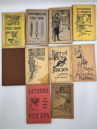 Item #1103 Collection of 10 Vintage American Hunting, Trapping & Foraging Books. A. R....