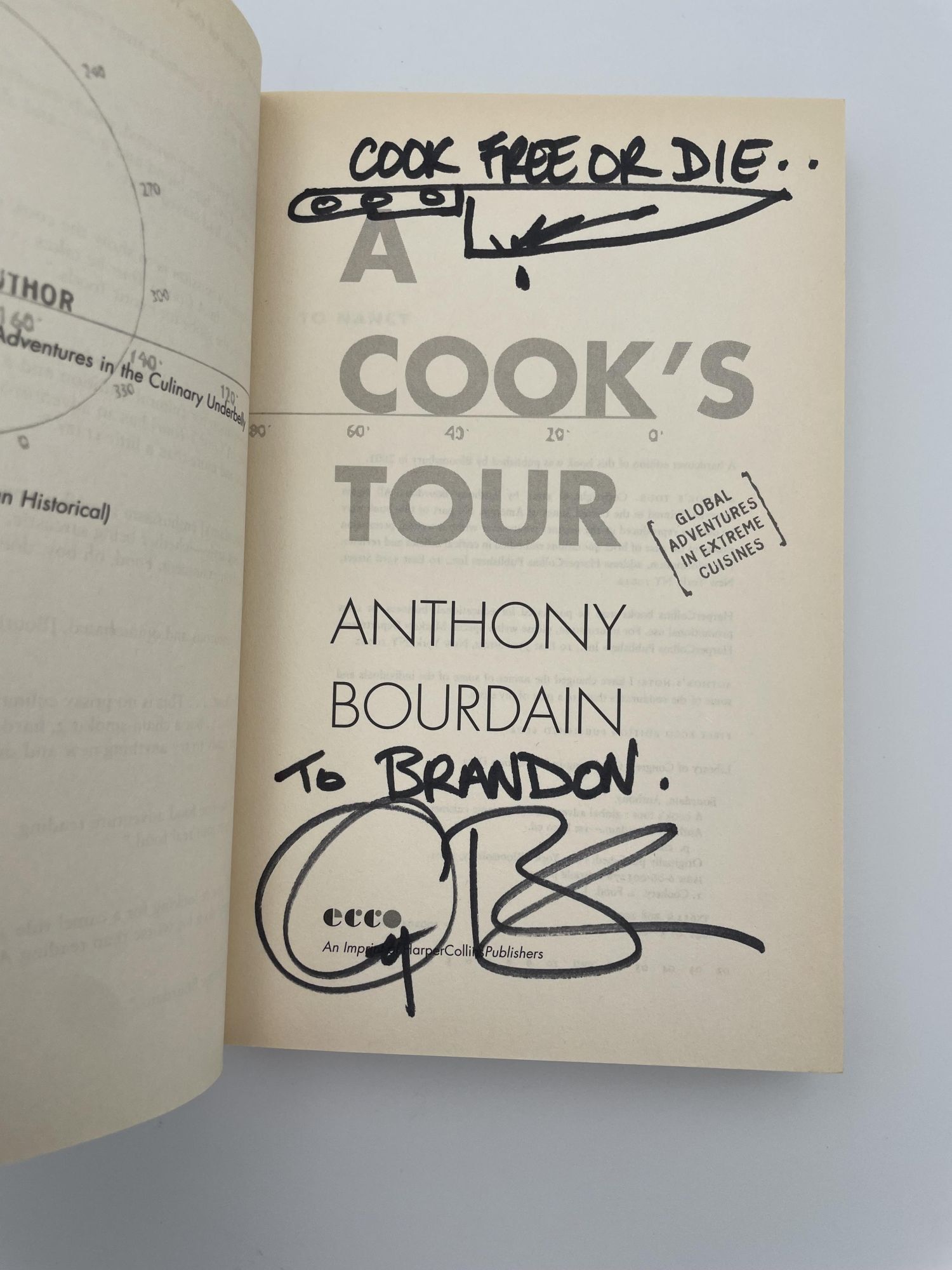 Cook's Tour A Cook's Tour: Global Adventures in Extreme Cuisines signed first ...
