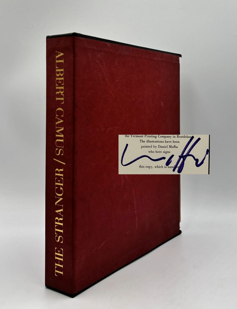 Item #1224 The Stranger [Signed]. Albert Camus.