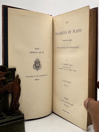 The Dialogues of Plato [President James A. Garfield&rsquo;s Copy]