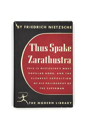 Item #1273 Thus Spake Zarathustra. Friedrich Nietzsche