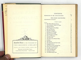 Thus Spake Zarathustra