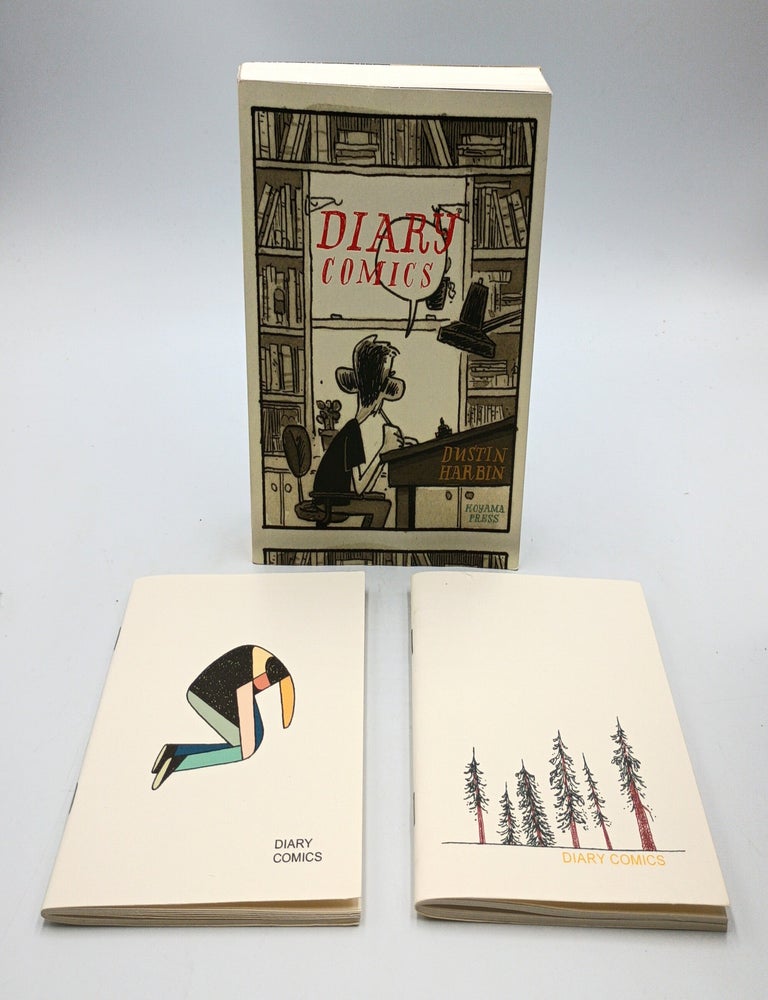Item #1280 Diary Comics [Collected Edition, with Two Diary Comics Minicomics; Three Volumes with Original Drawings]. Dustin Harbin.