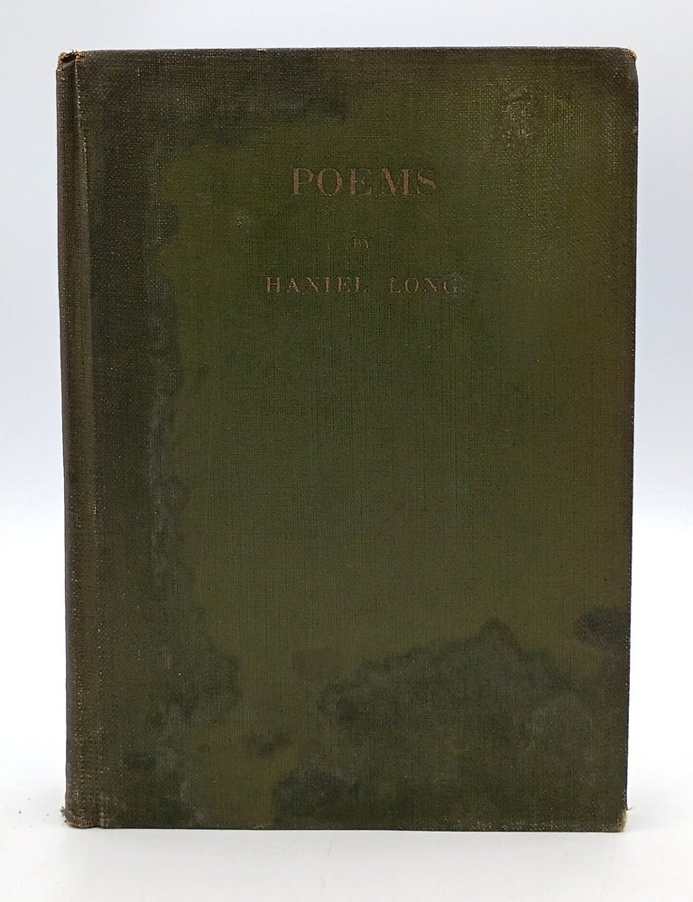 Item #1283 Poems [Signed]. Haniel Long.