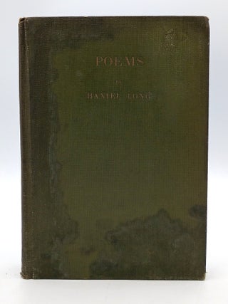 Item #1283 Poems [Signed]. Haniel Long