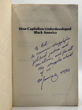 How Capitalism Underdeveloped Black America [Signed]