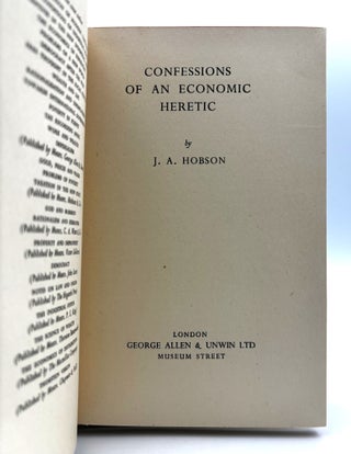 Confessions of an Economic Heretic