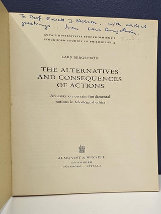 The Alternatives and Consequences of Actions