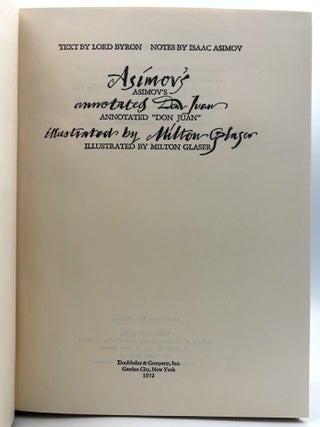 Asimov’s Annotated Don Juan