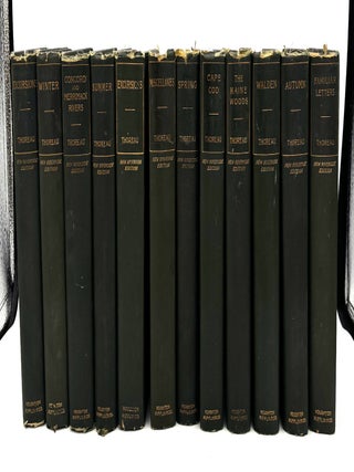 Item #214 The Writings of Henry David Thoreau [New Riverside Edition}. Henry David Thoreau