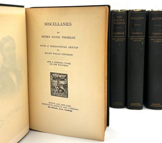 The Writings of Henry David Thoreau [New Riverside Edition}