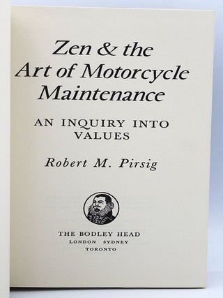 Zen and the Art of Motorcycle Maintenance
