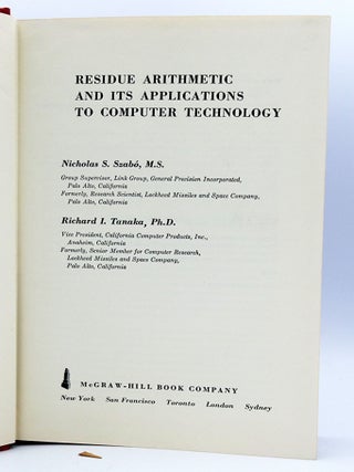 Residue Arithmetic and its Applications to Computer Technology