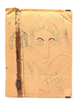 Item #290 Illustrated Mailing Envelope with Classical Reverie, Addressed to Jeffrey...