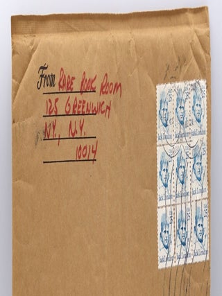 Illustrated Mailing Envelope with Classical Reverie, Addressed to Jeffrey Smalldon (circa late 20th century)