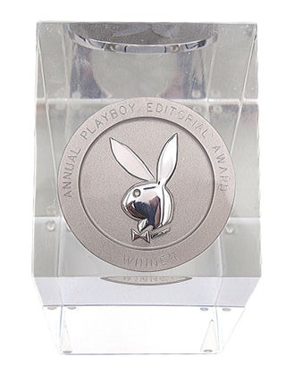 Item #299 John Clellon Holmes, Playboy Award 1972
