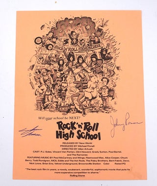 Rock N' Roll High School Soundtrack