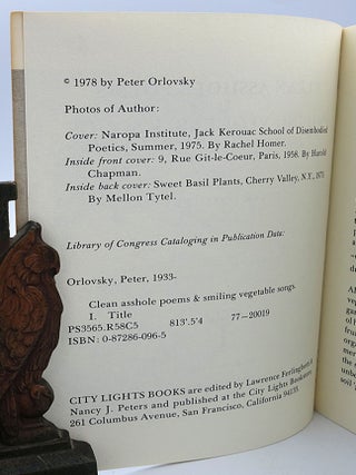 Clean Asshole Poems & Smiling Vegetable Songs: Poems 1957–1977