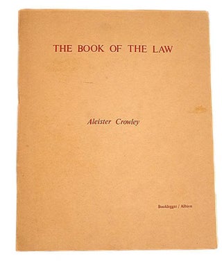 Item #415 The Book of the Law. Aleister Crowley
