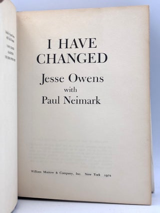 I Have Changed