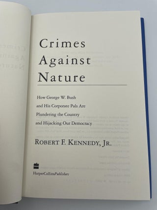 Crimes Against Nature [Signed]