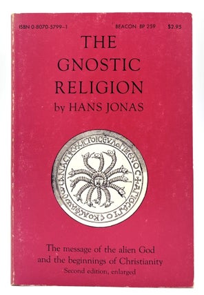 Item #556 The Gnostic Religion. Hans Jonas