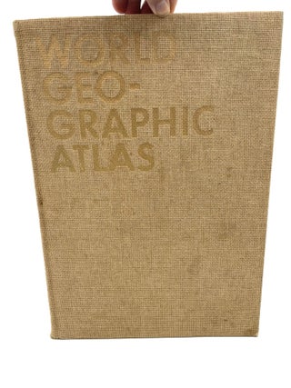 Item #56 World Geographic Atlas *Ultra Rare Copy*. Herbert Bayer Ed. and Design