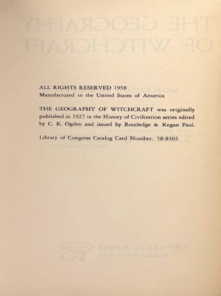 The Geography of Witchcraft