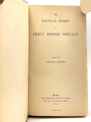 The Poetical Works of Percy Bysshe Shelley