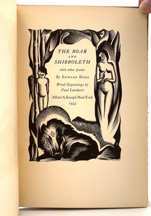 The Boar and Shibboleth with Other Poems