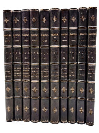 Item #632 The Plays and Poems of Shakespeare. A. J. Valpy William Shakespeare