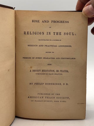 The Rise and Progress of Religion in the Soul