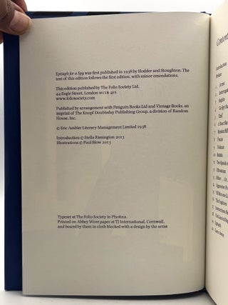 Epitaph for a Spy