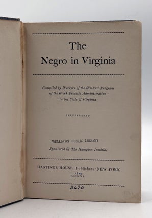 The Negro in Virginia