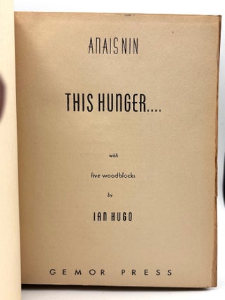 This Hunger...