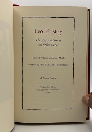 The Kreutzer Sonata and Other Stories