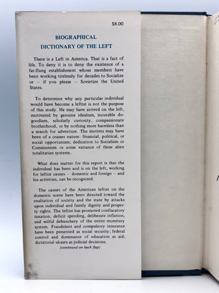 Biographical Dictionary of the Left (4 Vol Set. Signed.)