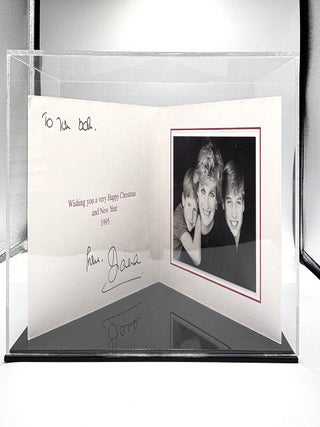 Official Royal Christmas Card [Signed. Princess of Wales Diana.