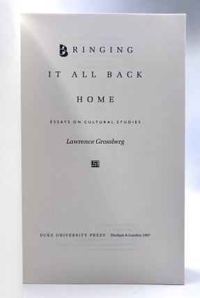 Bringing It All Back Home