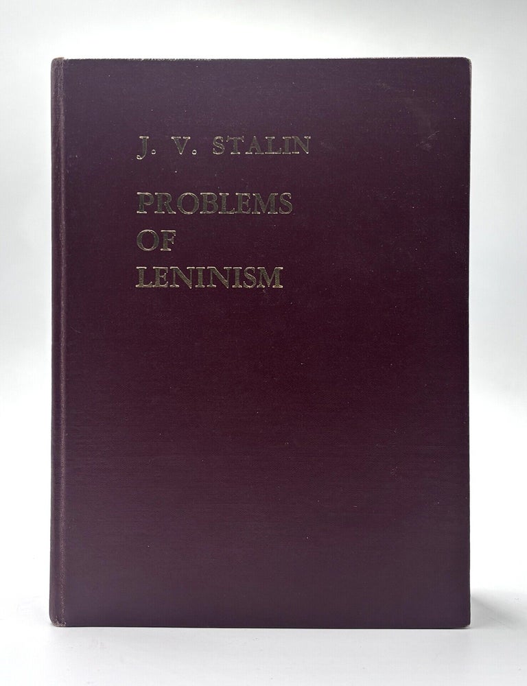 Item #894 Problems of Leninism. J. V. Stalin.