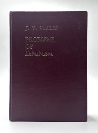Item #894 Problems of Leninism. J. V. Stalin
