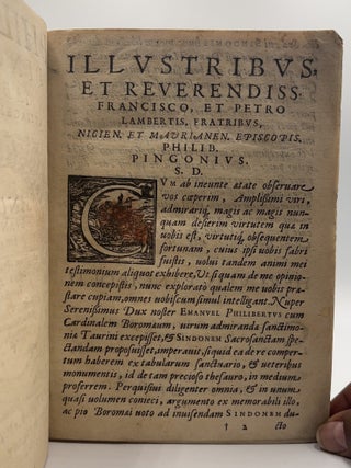 Sindon Evangelica. Accesserunt Hymni aliquot, Insignis Bulla Pontificia.